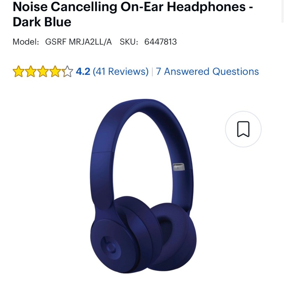 Beats by Dre - SOLO PRO - Pharrell Williams More Matte Dark Blue